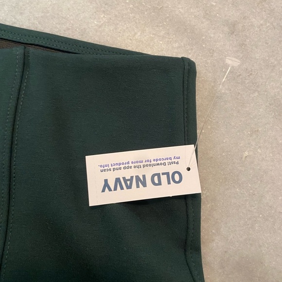 NWT Old Navy Size M Forrest Green Stevie Skinny Leggings Front Seam Stretch - Picture 7 of 10